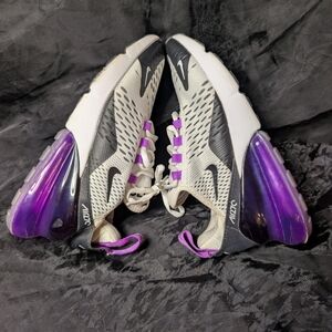 Nike Air Max 270 Women's Sneakers in White and Purple